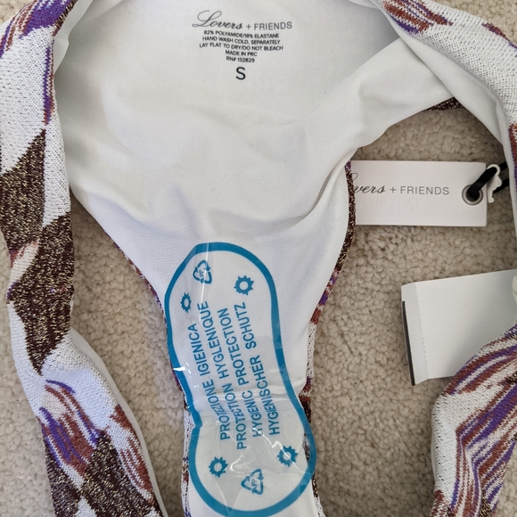 NWT Lovers + Friends Rae knit bikini sizes S/M - Picture 4 of 7